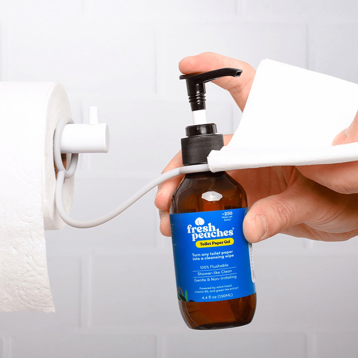 Bottle Hanger: Matte Grey Hanger For Space Efficiency – Fresh Peaches