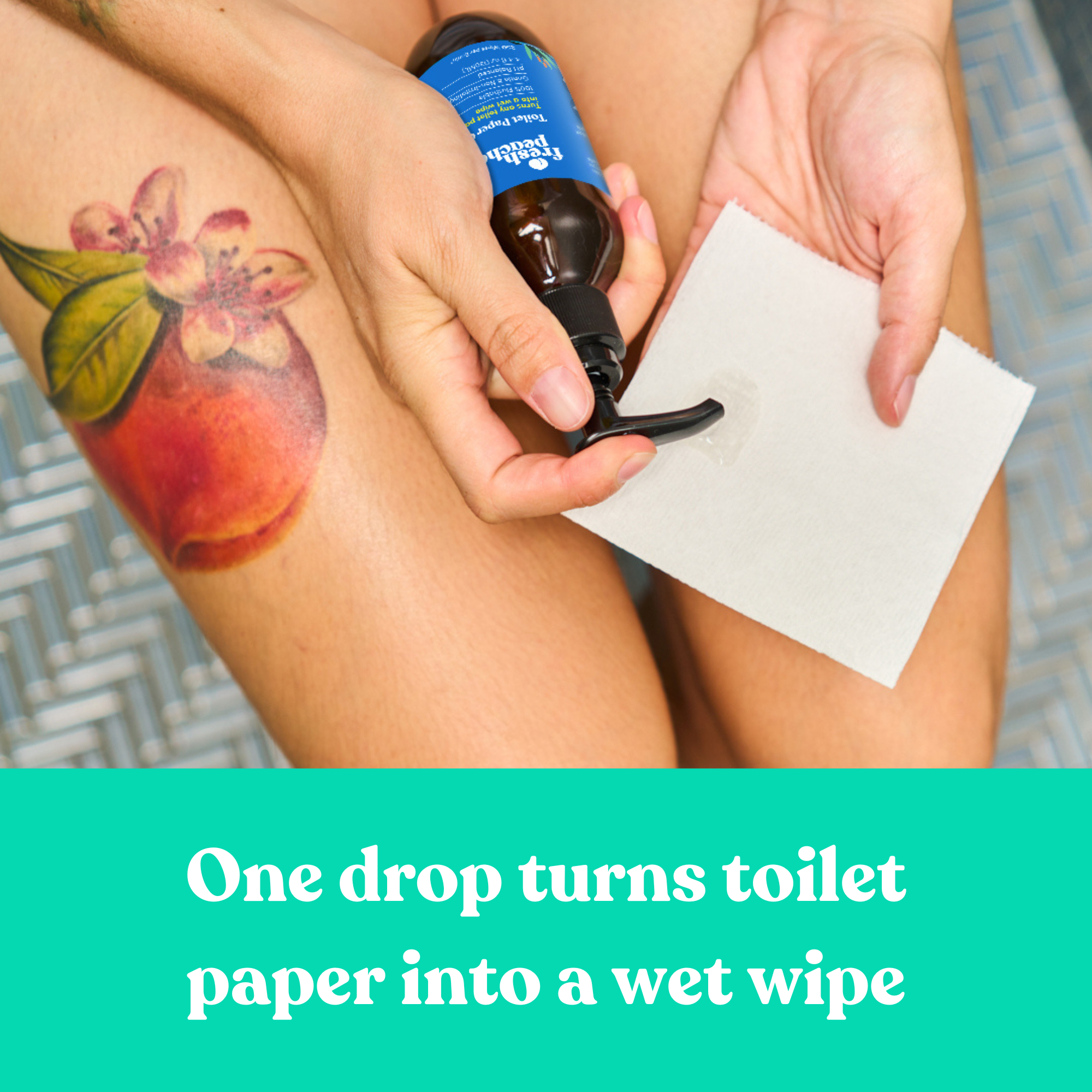 Wet wipe alternative