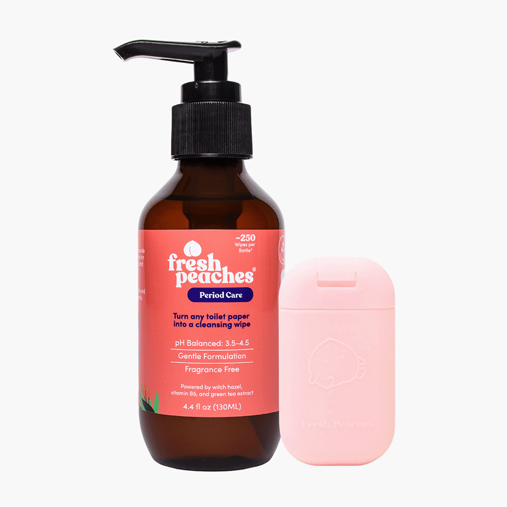 Feminine Wipe Gel - Starter Set - Fresh Peaches