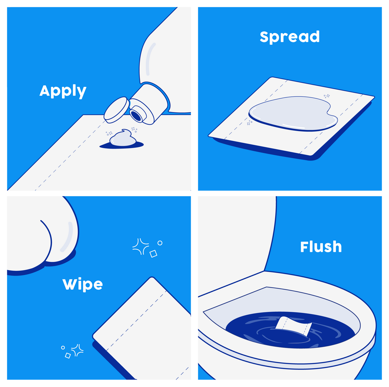 How to use wet wipe alternative 